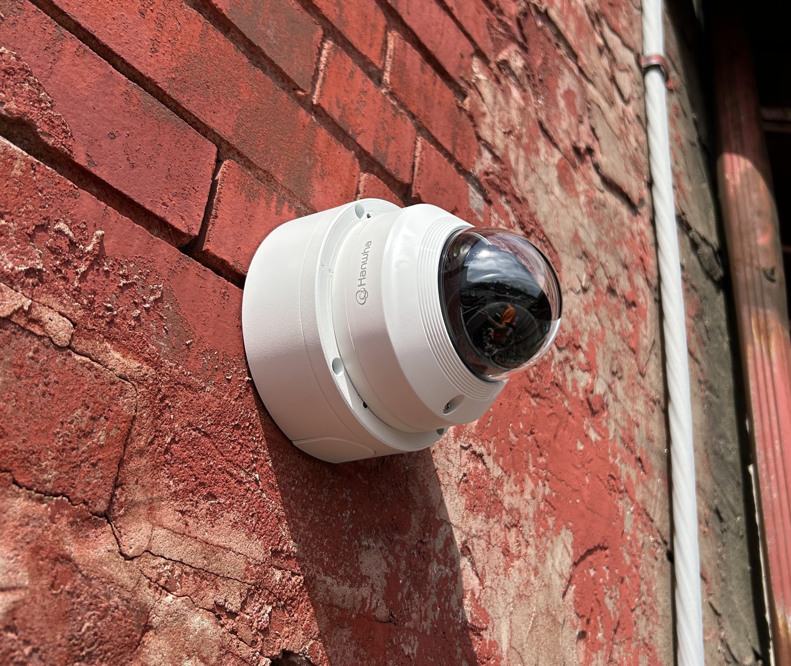 Security Camera on Brick