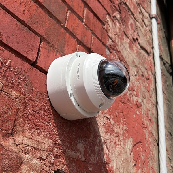 Security Camera on Brick