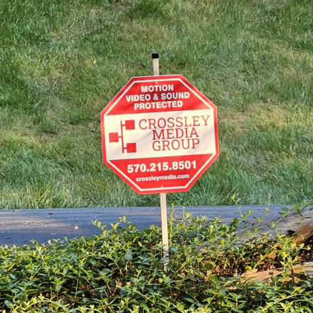 Alarm System Sign Williamsport PA